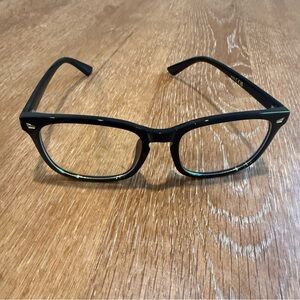 Stylish Black Square Glasses Blue Light Glasses NEW